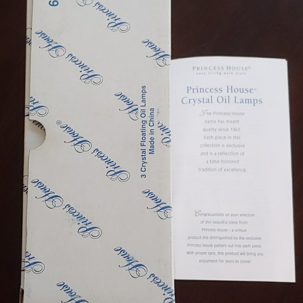 Princess House Floating Crystal